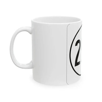 Iowa 257 1948 (Iowa) (Road Sign) White Coffee Mug - Go Mug Yourself