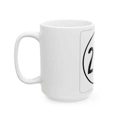 Iowa 257 1948 (Iowa) (Road Sign) White Coffee Mug - Go Mug Yourself