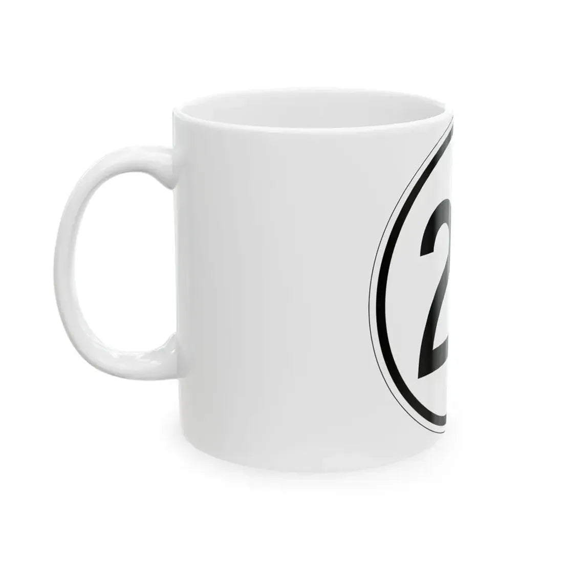 Iowa 26 1950 (Iowa) (Road Sign) White Coffee Mug - Go Mug Yourself