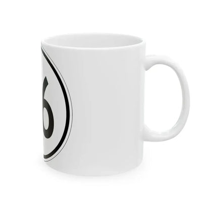 Iowa 26 1950 (Iowa) (Road Sign) White Coffee Mug - Go Mug Yourself