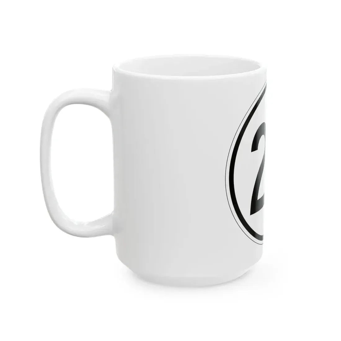 Iowa 26 1950 (Iowa) (Road Sign) White Coffee Mug - Go Mug Yourself