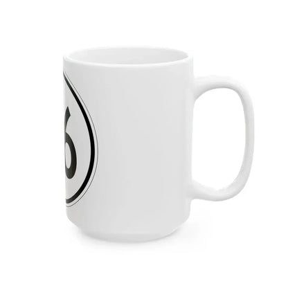 Iowa 26 1950 (Iowa) (Road Sign) White Coffee Mug - Go Mug Yourself