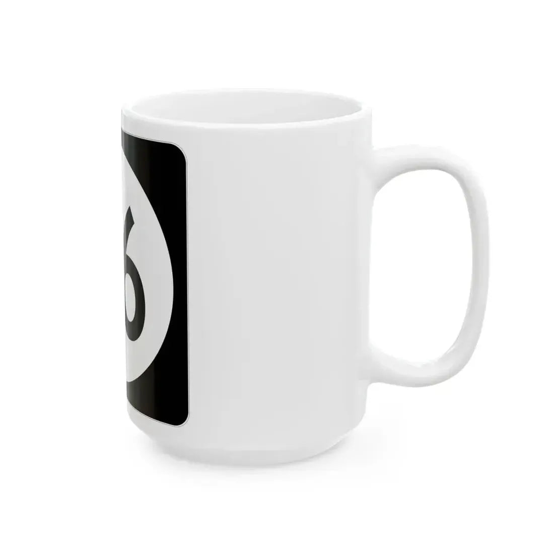Iowa 26 (Iowa) (Road Sign) White Coffee Mug - Go Mug Yourself