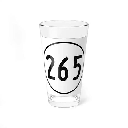 Iowa 265 1948 (Iowa) (Road Sign) Pint Glass 16oz 16oz - Go Mug Yourself