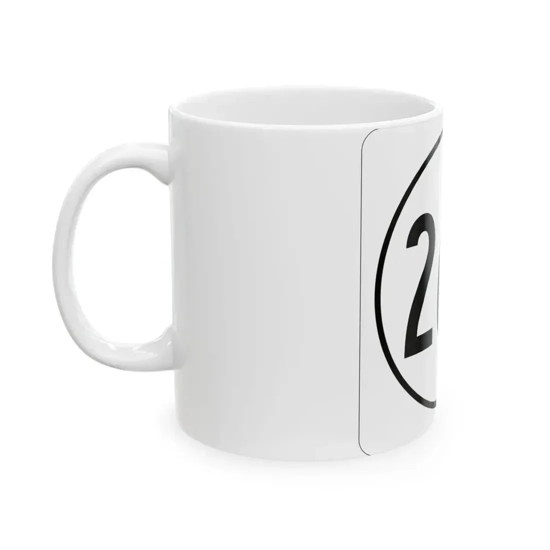 Iowa 265 1948 (Iowa) (Road Sign) White Coffee Mug - Go Mug Yourself