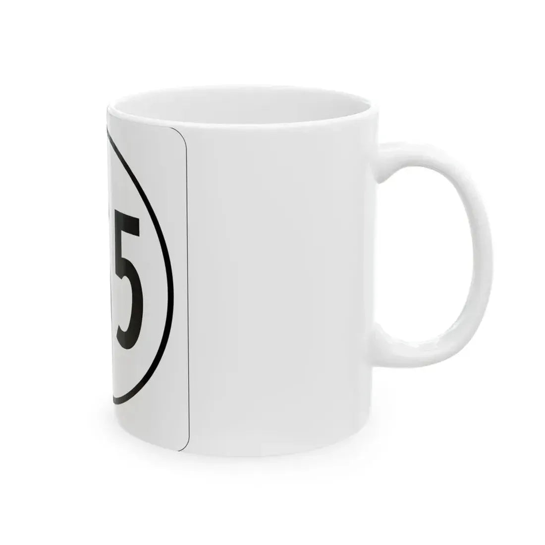 Iowa 265 1948 (Iowa) (Road Sign) White Coffee Mug - Go Mug Yourself