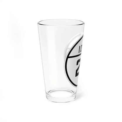 Iowa 27 1926 (Iowa) (Road Sign) Pint Glss 16oz - Go Mug Yourself