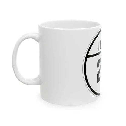 Iowa 27 1926 (Iowa) (Road Sign) White Coffee Mug - Go Mug Yourself