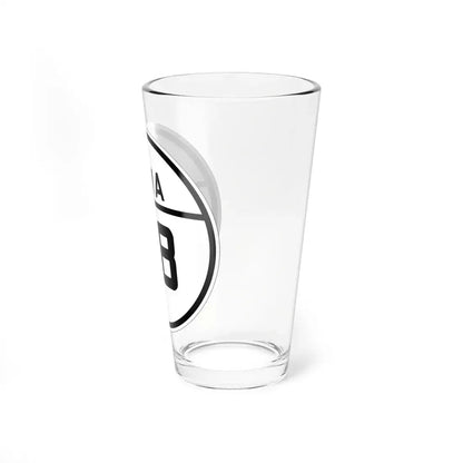 Iowa 28 1926 (Iowa) (Road Sign) Pint Glss 16oz - Go Mug Yourself