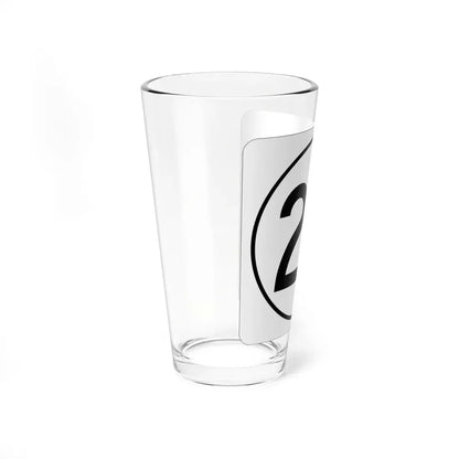 Iowa 29 1948 (Iowa) (Road Sign) Pint Glss 16oz - Go Mug Yourself