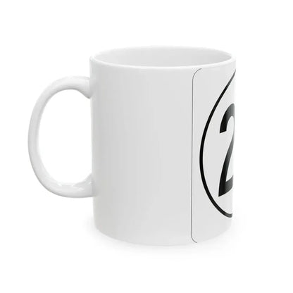 Iowa 29 1948 (Iowa) (Road Sign) White Coffee Mug - Go Mug Yourself