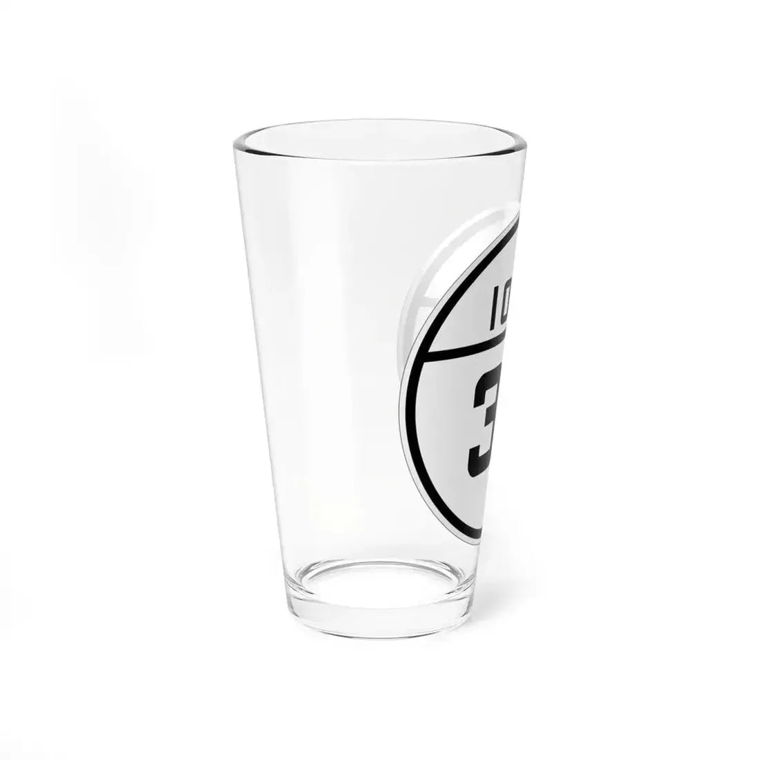 Iowa 33 1926 (Iowa) (Road Sign) Pint Glass 16oz - Go Mug Yourself