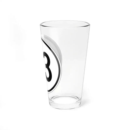 Iowa 33 1950 (Iowa) (Road Sign) Pint Glass 16oz - Go Mug Yourself