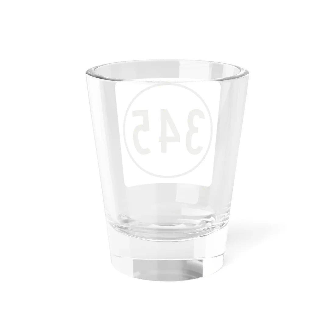 Iowa 345 1948 (Iowa) (Road Sign) Shot Glass 1.5oz - Go Mug Yourself