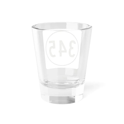 Iowa 345 1948 (Iowa) (Road Sign) Shot Glass 1.5oz - Go Mug Yourself