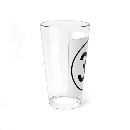 Iowa 35 1948 (Iowa) (Road Sign) Pint Glass 16oz - Go Mug Yourself