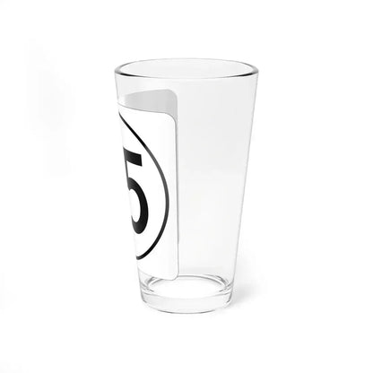 Iowa 35 1948 (Iowa) (Road Sign) Pint Glass 16oz - Go Mug Yourself