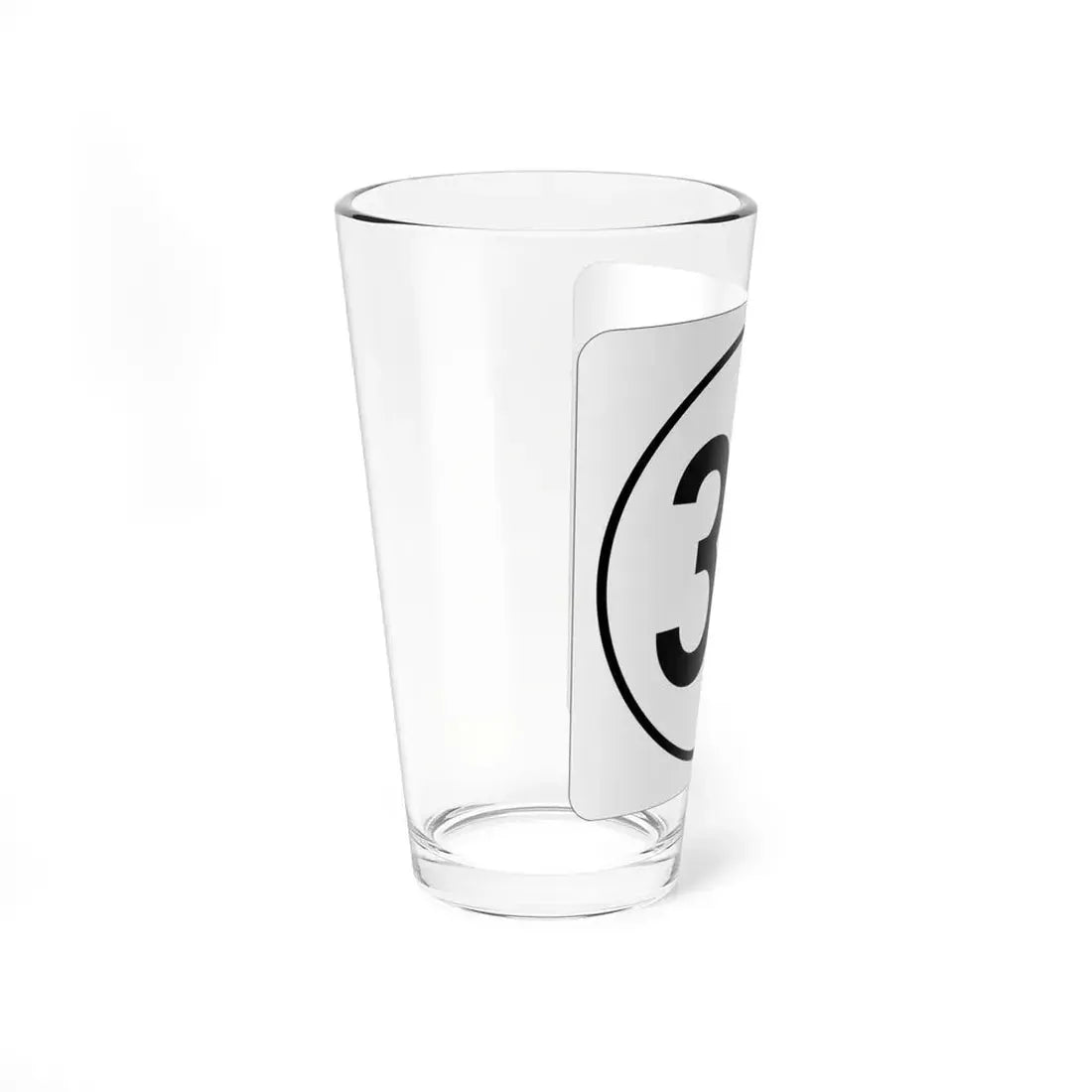 Iowa 35 1948 (Iowa) (Road Sign) Pint Glss 16oz - Go Mug Yourself