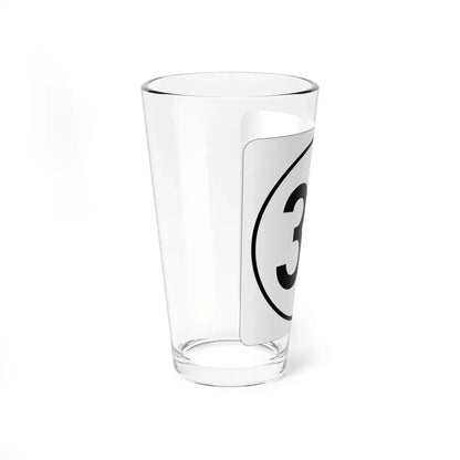 Iowa 35 1948 (Iowa) (Road Sign) Pint Glss 16oz - Go Mug Yourself