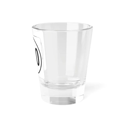 Iowa 350 1948 (Iowa) (Road Sign) Shot Glass 1.5oz - Go Mug Yourself
