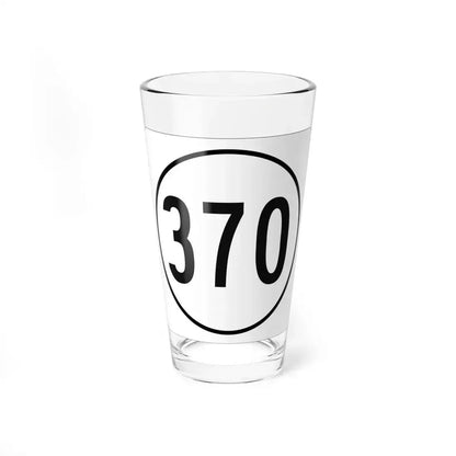 Iowa 370 1948 (Iowa) (Road Sign) Pint Glass 16oz 16oz - Go Mug Yourself