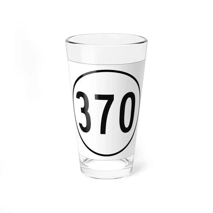 Iowa 370 1948 (Iowa) (Road Sign) Pint Glss 16oz 16oz - Go Mug Yourself