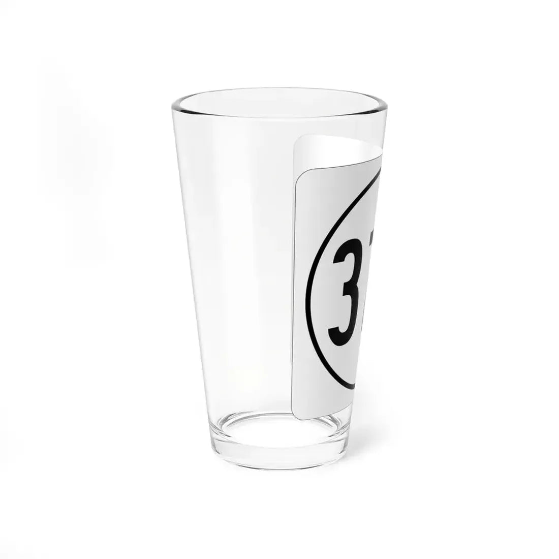 Iowa 370 1948 (Iowa) (Road Sign) Pint Glss 16oz - Go Mug Yourself