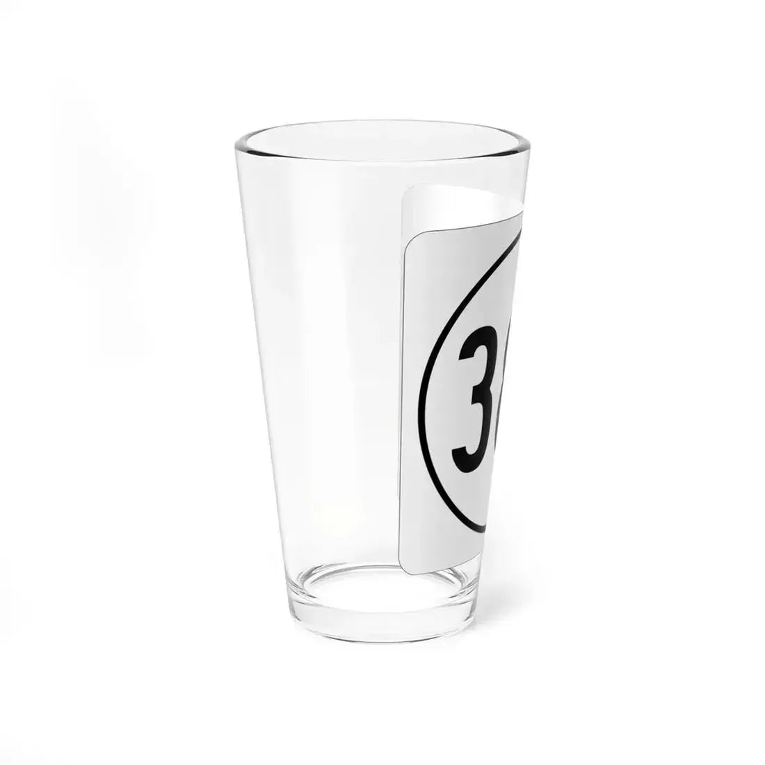 Iowa 387 1948 (Iowa) (Road Sign) Pint Glass 16oz - Go Mug Yourself