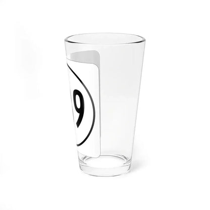Iowa 389 1948 (Iowa) (Road Sign) Pint Glass 16oz - Go Mug Yourself
