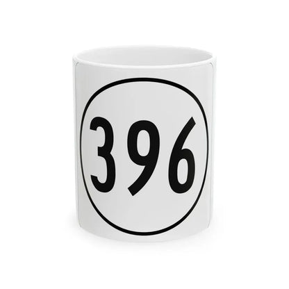 Iowa 396 1948 (Iowa) (Road Sign) White Coffee Mug 11oz - Go Mug Yourself