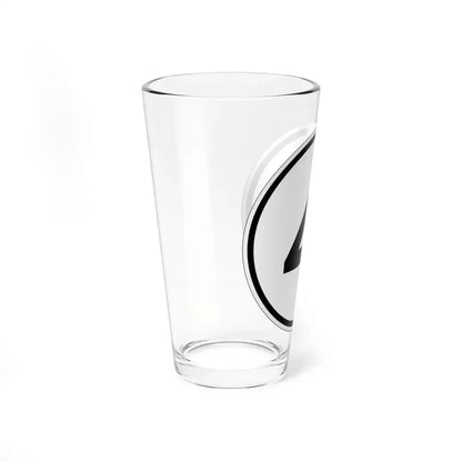 Iowa 4 1950 (Iowa) (Road Sign) Pint Glass 16oz - Go Mug Yourself