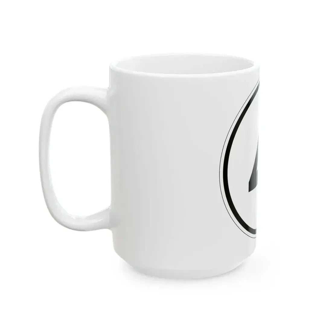 Iowa 4 1950 (Iowa) (Road Sign) White Coffee Mug - Go Mug Yourself