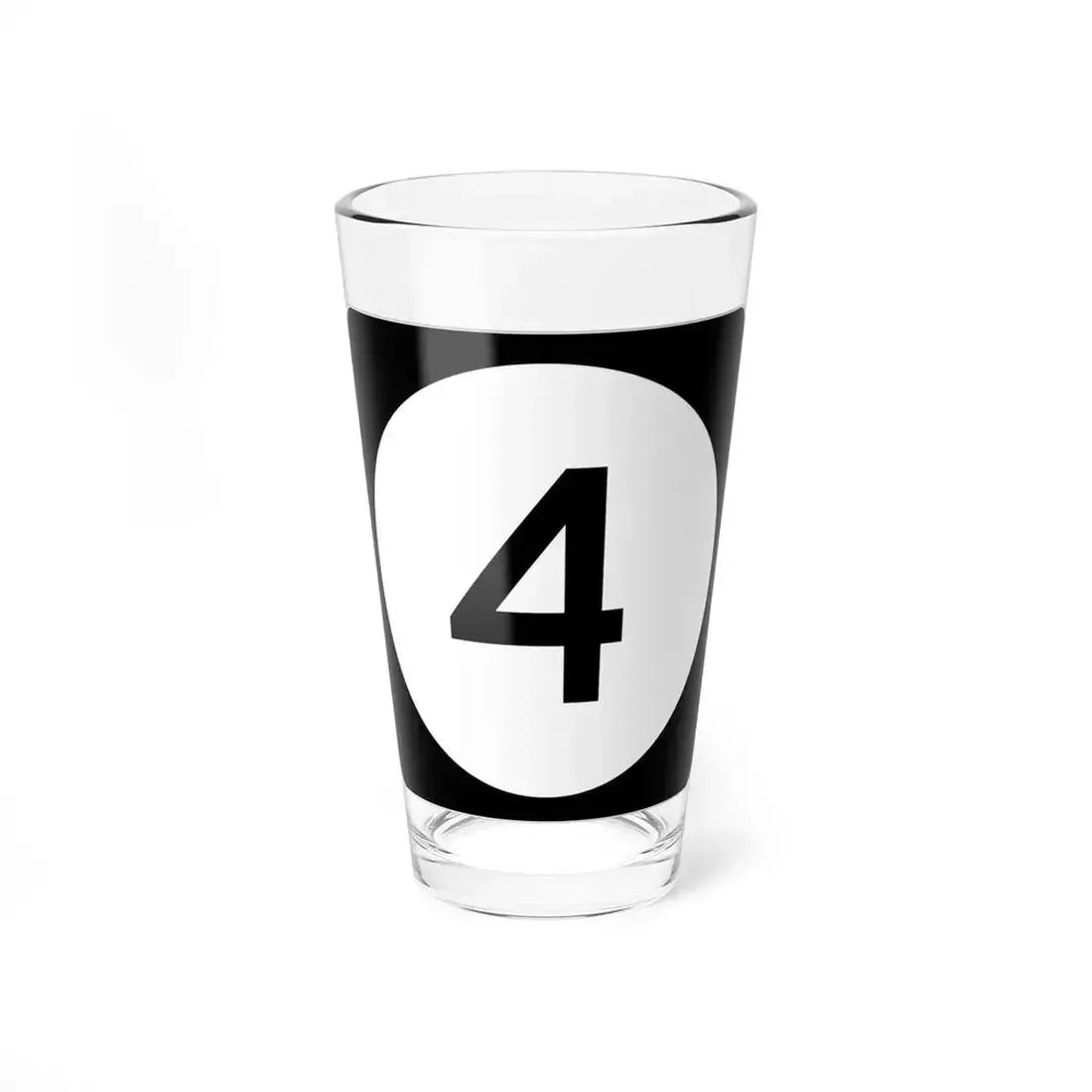 Iowa 4 (Iowa) (Road Sign) Pint Glass 16oz 16oz - Go Mug Yourself