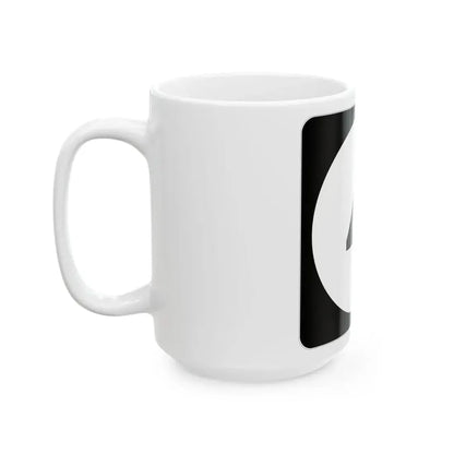 Iowa 4 (Iowa) (Road Sign) White Coffee Mug - Go Mug Yourself