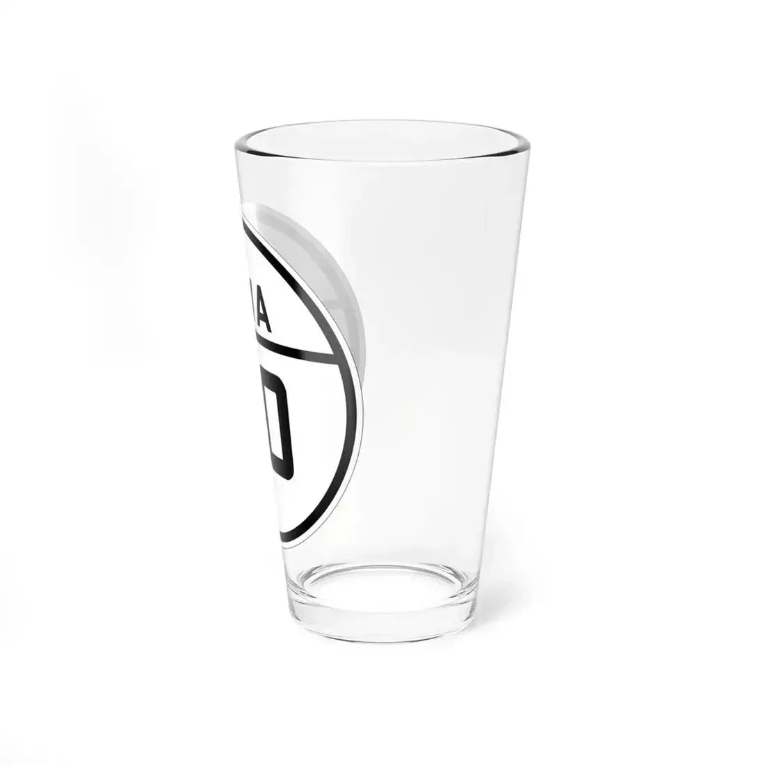 Iowa 40 1926 (Iowa) (Road Sign) Pint Glass 16oz - Go Mug Yourself
