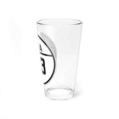 Iowa 43 1926 (Iowa) (Road Sign) Pint Glass 16oz - Go Mug Yourself