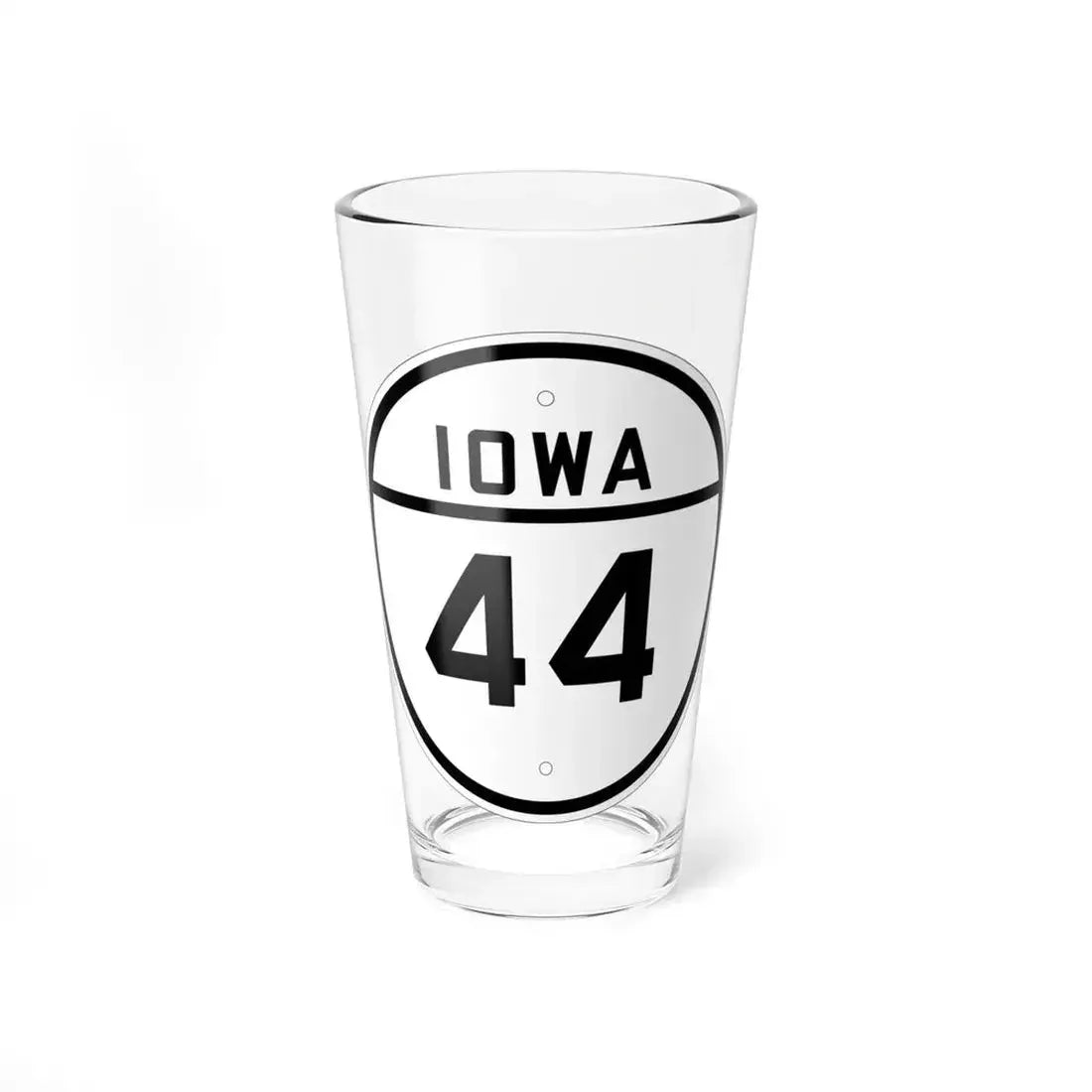 Iowa 44 1926 (Iowa) (Road Sign) Pint Glass 16oz 16oz - Go Mug Yourself