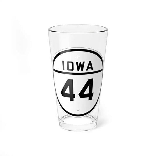 Iowa 44 1926 (Iowa) (Road Sign) Pint Glss 16oz 16oz - Go Mug Yourself