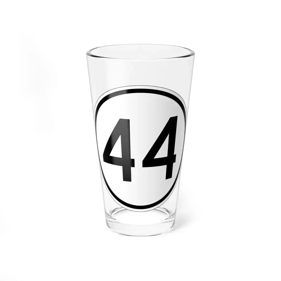Iowa 44 1950 (Iowa) (Road Sign) Pint Glass 16oz 16oz - Go Mug Yourself