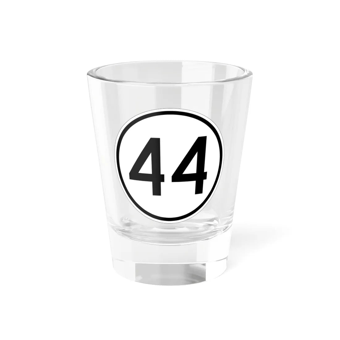 Iowa 44 1950 (Iowa) (Road Sign) Shot Glass 1.5oz 1.5oz - Go Mug Yourself