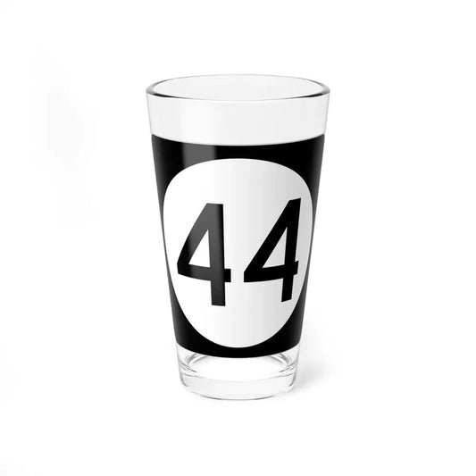 Iowa 44 (Iowa) (Road Sign) Pint Glss 16oz 16oz - Go Mug Yourself