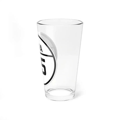 Iowa 45 1926 (Iowa) (Road Sign) Pint Glass 16oz - Go Mug Yourself