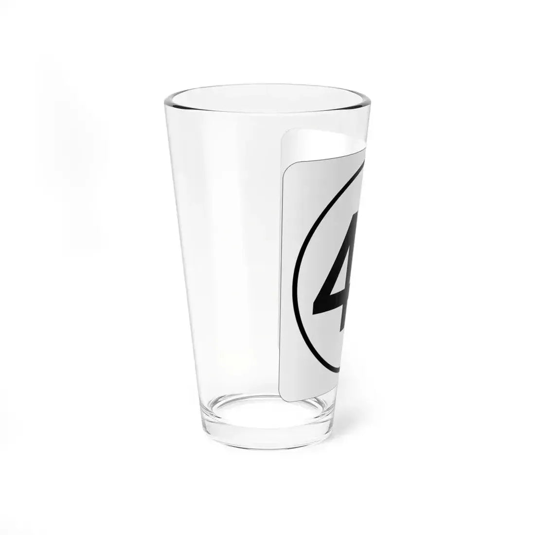 Iowa 46 1948 (Iowa) (Road Sign) Pint Glass 16oz - Go Mug Yourself