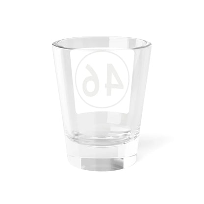 Iowa 46 1948 (Iowa) (Road Sign) Shot Glass 1.5oz - Go Mug Yourself