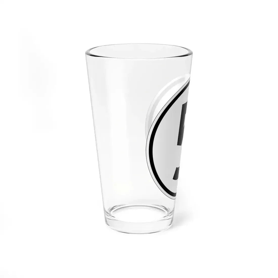 Iowa 5 1950 (Iowa) (Road Sign) Pint Glass 16oz - Go Mug Yourself