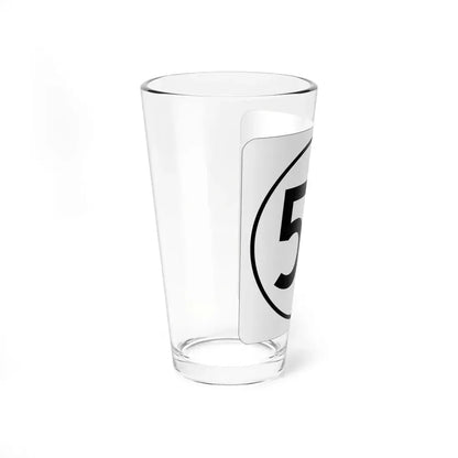 Iowa 53 1948 (Iowa) (Road Sign) Pint Glass 16oz - Go Mug Yourself