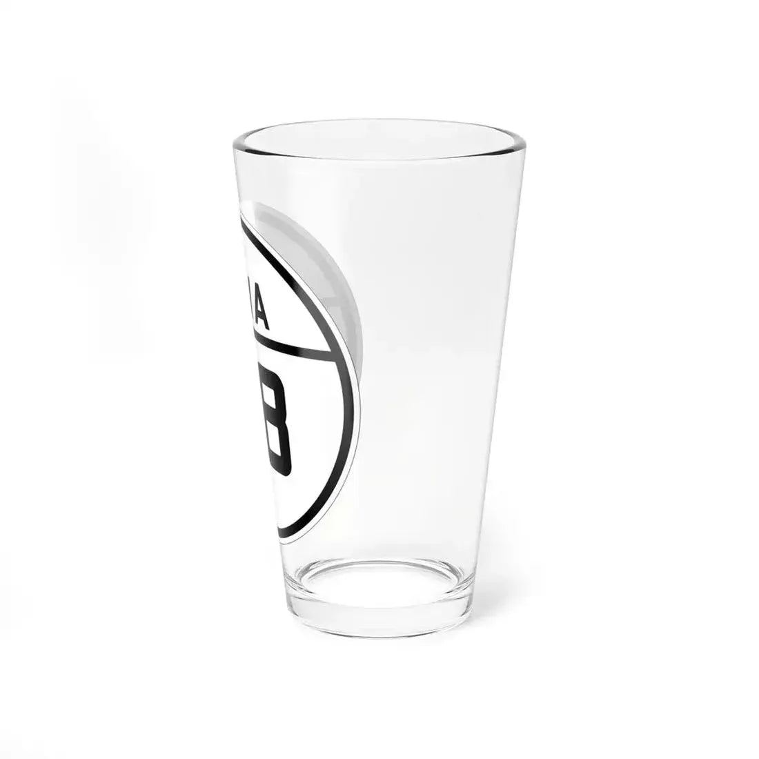 Iowa 58 1926 (Iowa) (Road Sign) Pint Glass 16oz - Go Mug Yourself