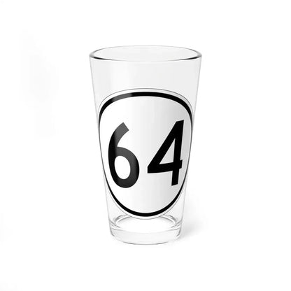 Iowa 64 1950 (Iowa) (Road Sign) Pint Glass 16oz 16oz - Go Mug Yourself