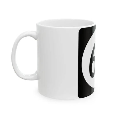 Iowa 67 (Iowa) (Road Sign) White Coffee Mug - Go Mug Yourself