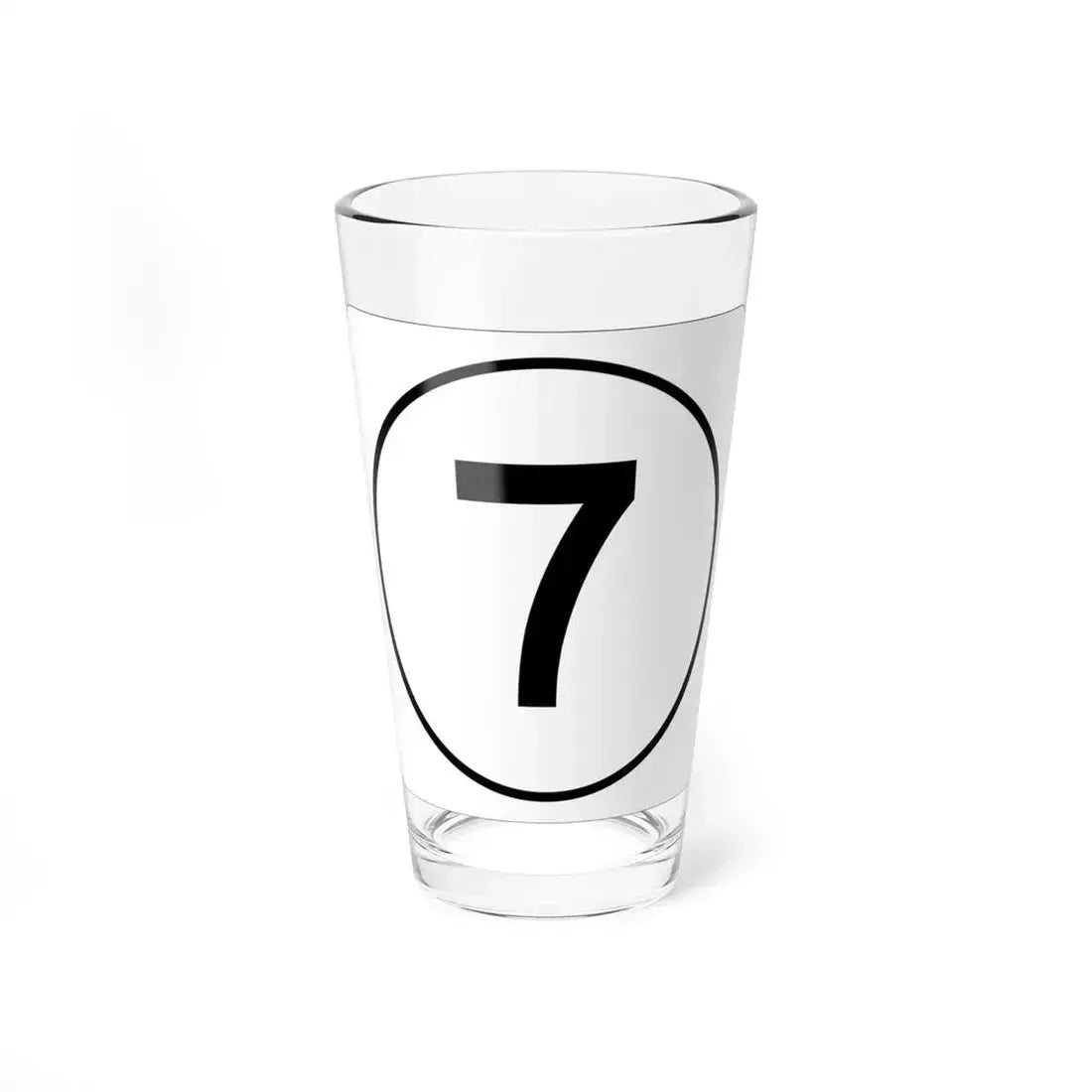 Iowa 7 1948 (Iowa) (Road Sign) Pint Glass 16oz 16oz - Go Mug Yourself